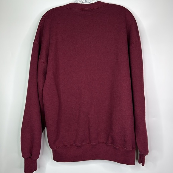 Vintage Virginia Tech Mom Burgundy Crewneck Sweatshirt Size XL - Picture 4 of 8